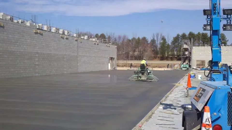 Concrete driveway by J.D. James Construction